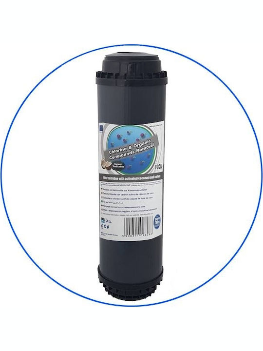Aqua Filter Filtru de Apă de Înlocuire Osmoză inversă din Cărbune Activ 20" Big-Blue FCCA-L