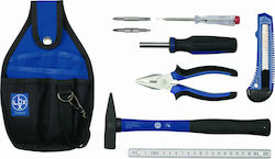 Lux Tools Θήκη Μέσης με 6 Εργαλεία