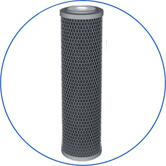 Aqua Filter Ersatz-Wasserfilter Umkehrosmose (RO) aus Aktivkohle 20" Groß-Blau FCCBL-L-S 20BB 5 μm (Mikrometer)
