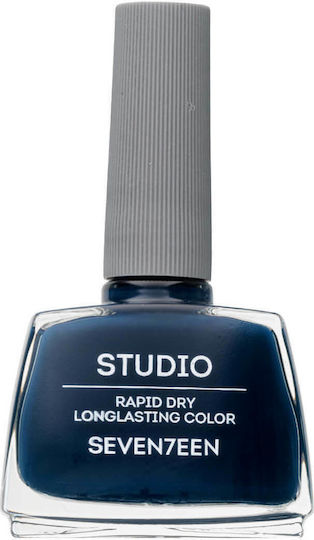 Seventeen Studio Rapid Dry Lasting Color Glossy Βερνίκι Νυχιών Quick Dry Μπλε 171 12ml