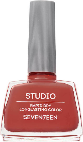 Seventeen Studio Rapid Dry Lasting Color Luciu Oja Uscare Rapidă Portocalie 174 12ml