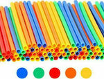 Построителна пластмасова игра Construction Straws за деца на възраст 3++ години