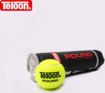 Teloon Pro Pound 85252 Tennisbälle Tennis Turnier 4Stück