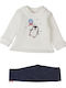 Kids Clothing Set with Leggings Winter 2 Pieces Ecru