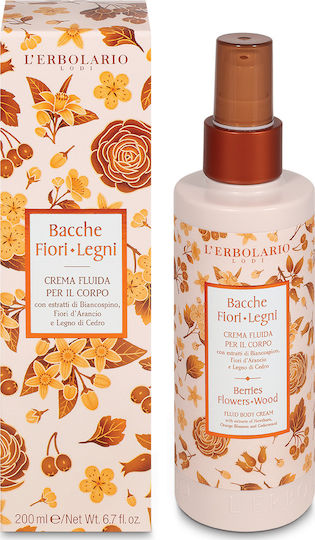 L' Erbolario Berries Flowers Wood Moisturizing Cream Body for All Skin Types 200ml