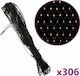 306 Lichterketten LED 3m. x 300cm Warmes Weiß Typ Netz 1Stück