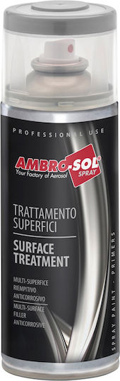 Ambro-Sol Σπρέι Αστάρι Eco Plastic Primer με Μεταλλικό Εφέ Διάφανο 400ml