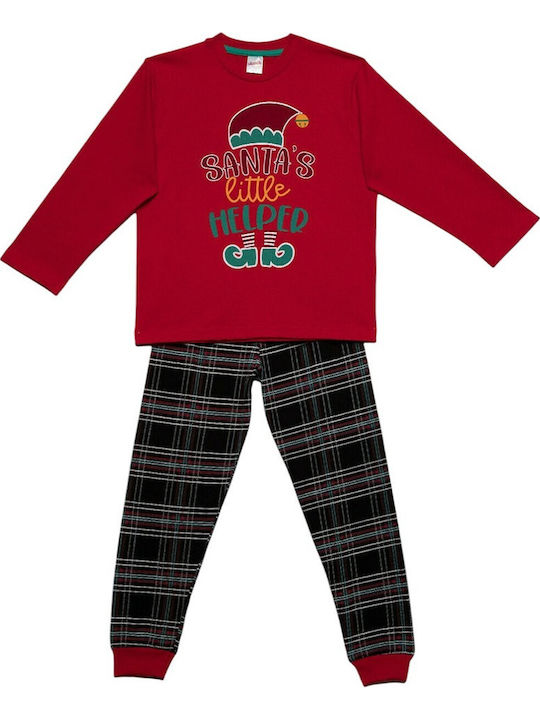 Minerva Kids' Pajamas Winter Red