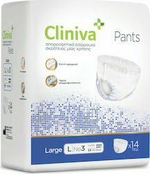 GEH Global Etiquette Hygiene Cliniva Пелени и Панталончета за Несесериране Бельо за Инконтиненция Large 6x14 Бр GEH Global Etiquette Hygiene Cliniva Пелени и Панталончета за Несесериране Бельо за Инконтиненция Large 6x14 Бр