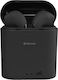Denver TWE-46 In-ear Bluetooth Handsfree Căști cu Carcasă de Încărcare Negru