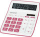 Genie Αριθμομηχανή 840 10 Ψηφίων σε Ροζ Χρώμα