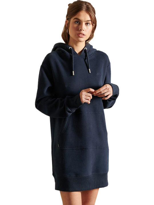 Superdry Мини Спортна Рокля Дълъг Ръкав С Качул...