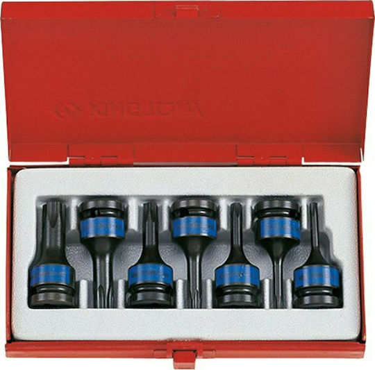 King Tony Socket Pneumatic with Motor Torx and Socket 1/2'' Set 7pcs