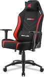 Sharkoon Skiller SGS20 Fabric Καρέκλα Gaming Δερματίνης με Ρυθμιζόμενα Μπράτσα Μαύρο/Κόκκινο