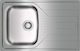 Teka Universe 45 T-XP 1B 1D Ένθετος Νεροχύτης Inox Σατινέ Μ79xΠ50cm Ασημί