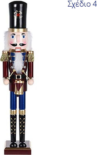Koopman DH8022100 Nutcracker de Crăciun Lemn Negru Înălțime 55cm.