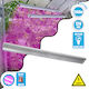 GloboStar Pendant Grow Light with LED and Power 130W L120xW8xH4cm.