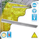GloboStar Pendant Grow Light with LED and Power 200W L120xW8xH4cm.