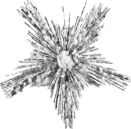 JK Home Decoration Plastic Christmas Decorative Desktop Star Silver