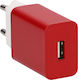 Φορτιστής Χωρίς Καλώδιο με Θύρα USB-A 10W Κόκκινος (Contact)