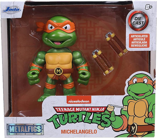 Φigură de acțiune Teenage Mutant Ninja Turtles Michelangelo pentru copii de 4+ ani ani 10cm cm