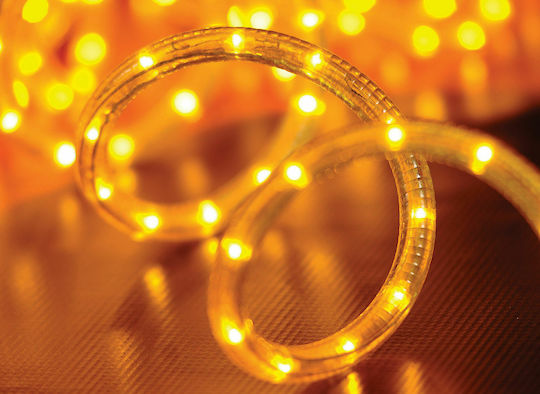 Christmas Light Tube Yellow 220V Programmable 20m IP20