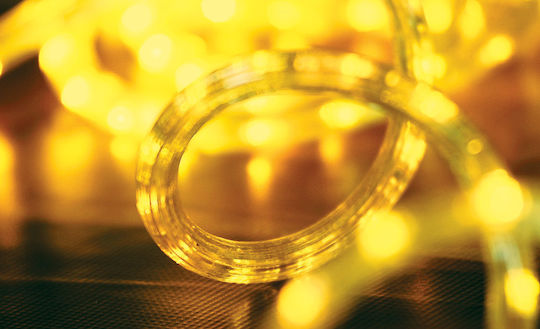 Yellow Photo Tube with Programs 10m IP20