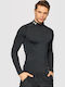 Under Armour HeatGear Bluza termica pentru barbati cu maneci lungi Compresie Negru
