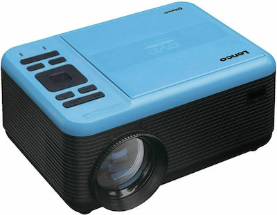 Lenco Projector Full HD με Ενσωματωμένα Ηχεία Μπλε