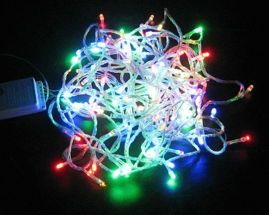 100 Lichterketten LED 8m. Mehrfarbige in Zeichenfolge 1Stück