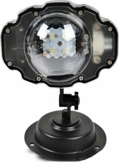 Proiector De Crăciun Cu Iluminare Colorată Electric IP44 Pentru Exterior Snow Flower Cu Telecomandă