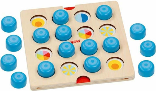 Goki Memory Συμβόλων και Ζώων Lernspiel Wissen aus Holz für 3+ Jahre alt Jahre