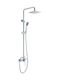 Imex Art Adjustable Shower Column with Mixer 93,5-130cm Silver