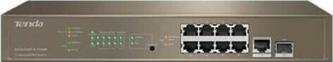 Tenda Managed L3 PoE+ Switch με 9 Θύρες Gigabit (1Gbps) Ethernet και 1 SFP Θύρα