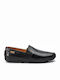 Leder Herren Freizeitschuhe Schwarz
