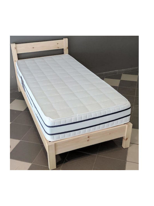 Νο2 Κρεβάτι Ημίδιπλο Ξύλινο για Στρώμα 120x190cm Επιλογές Χρώματος