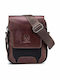 DJB-999 Leather Men's Bag Messenger Brown
