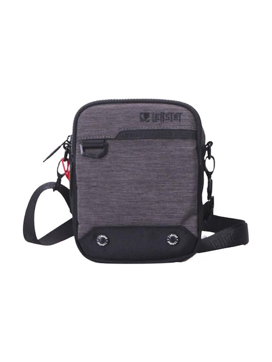 Leastat Herrentasche Schulter / Crossbody Gray