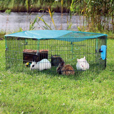 Trixie Rodent Cage Metal Enclosure for Small Animals with 6 Elements & Protective Net 6242