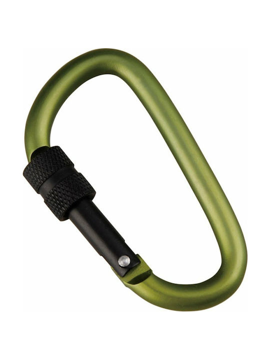 MUNKEES - D-SHAPE CARABINER WITH SCREW LOCK 6 X 60 MM