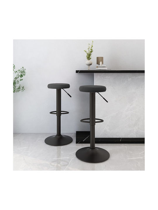 Hocker Bar mit Höhenverstellbar Black 2Stück 31...