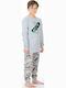 MEI Kids' Pajamas Winter Gray