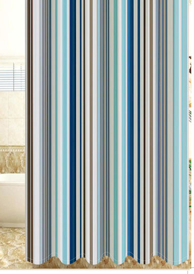Frans K13-20 Duschvorhang Stoff 180x200cm Εμπριμέ