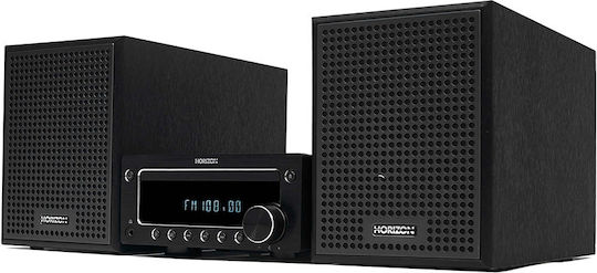 Horizon-Europe Ηχοσύστημα 2.0 HAV-M7700 50W με CD / Digital Media Player, WiFi και Bluetooth Μαύρο