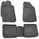 Novline Set of Front and Rear Mats 4pcs Tray Type for Toyota Camry 2006+ Gray