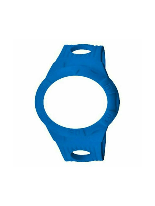 WATX & CO Καουτσούκ Λουράκι Μπλε 49mm