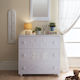 Dodo Baby Dresser with 3 Drawers White 94x50x92cm