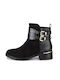 Low Ankle Boots Black Color