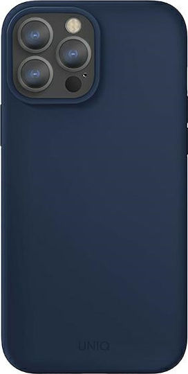 Uniq Lino Back Cover Σιλικόνης Marine Blue (iPhone 13 Pro Max)