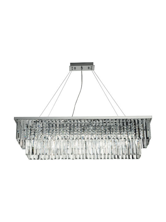 Ondaluce Daiquiri 6500472 Полилей Ø100см с Кристали Прозрачен Ondaluce Daiquiri 6500472 Полилей Ø100см с Кристали Прозрачен